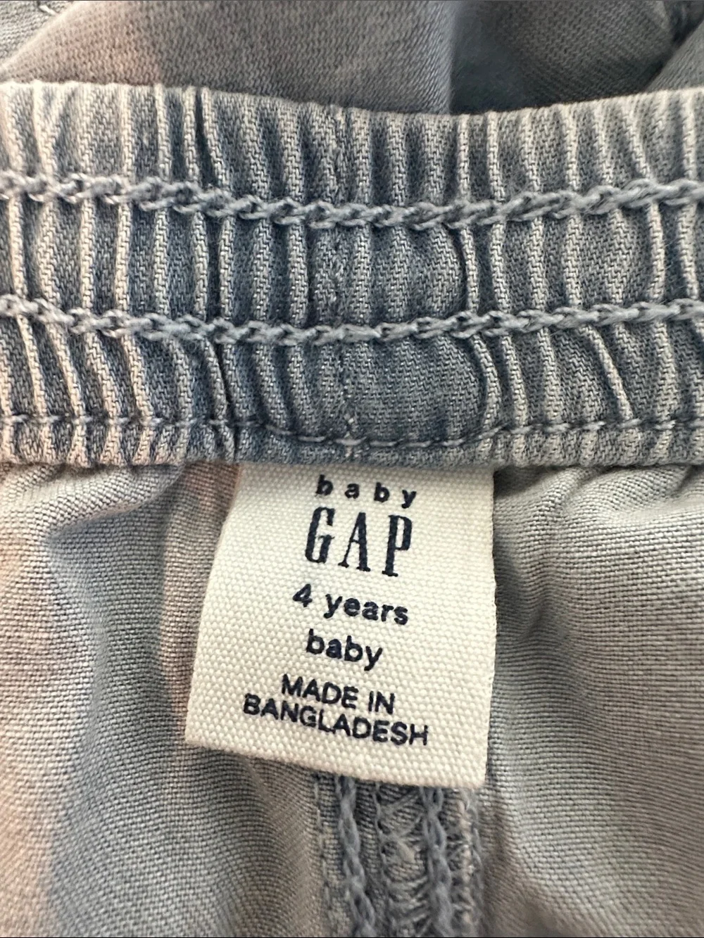 Baby GAP Light Blue Ruffle-Hem Elastic Waist Girls' Shorts